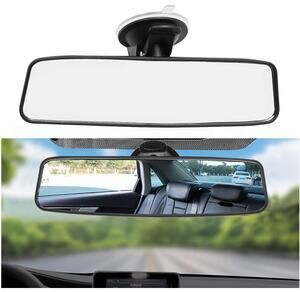Universal Adjustable Interior Rear View Mirror 9.8" Car Truck SUV Open Box